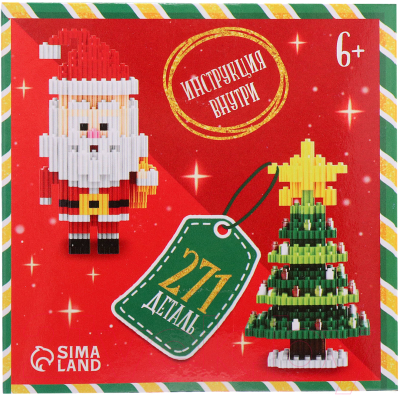 Конструктор Unicon Mini Blocks. Елочка 68513 / 10380025