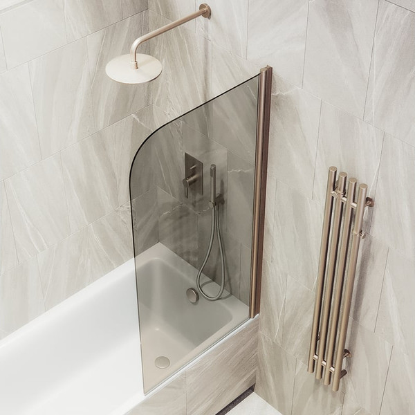 Стеклянная шторка для ванны MaybahGlass MGV-606-2