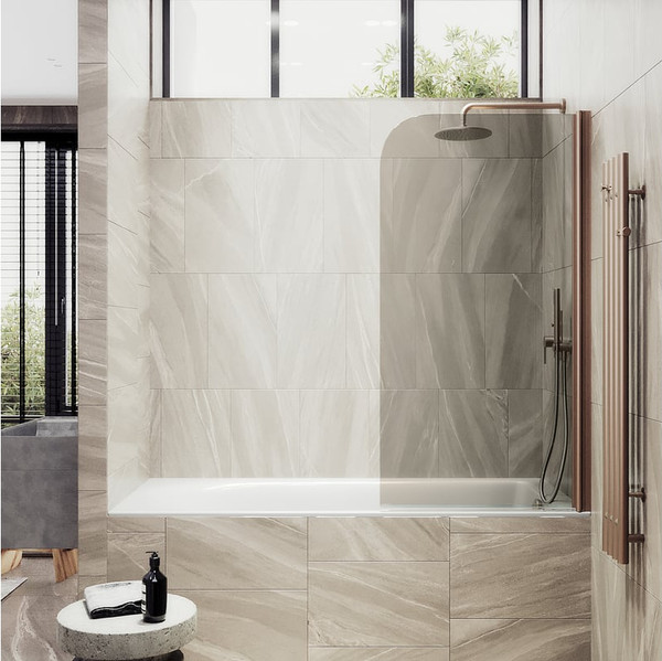 Стеклянная шторка для ванны MaybahGlass MGV-606-2