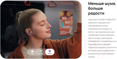 Беспроводные наушники Huawei FreeBuds 6i / T0019
