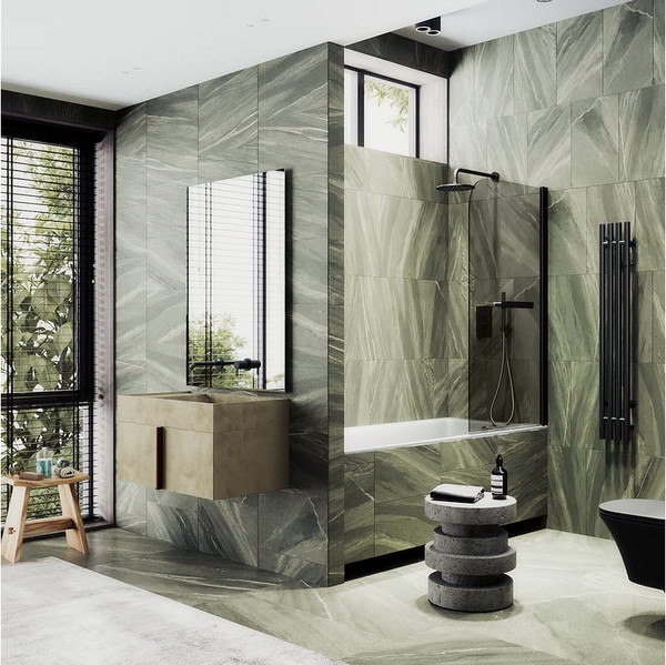 Стеклянная шторка для ванны MaybahGlass MGV-777-6
