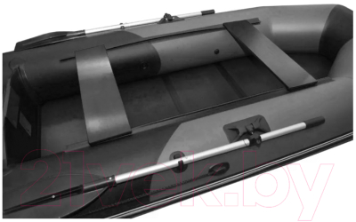 Надувная лодка Муссон 3000 С (серый/черный)