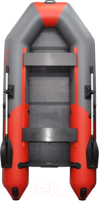 Надувная лодка Муссон 3000 С (серый/красный) - фото