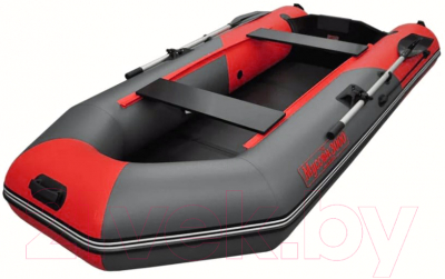 Надувная лодка Муссон 3000 С (серый/красный)