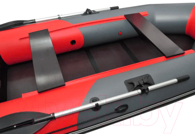 Надувная лодка Муссон 3000 С (серый/красный)