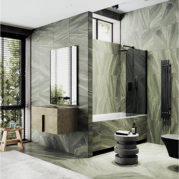 Стеклянная шторка для ванны MaybahGlass MGV-613-6