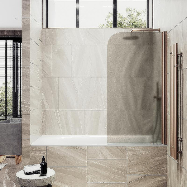 Стеклянная шторка для ванны MaybahGlass MGV-617-2