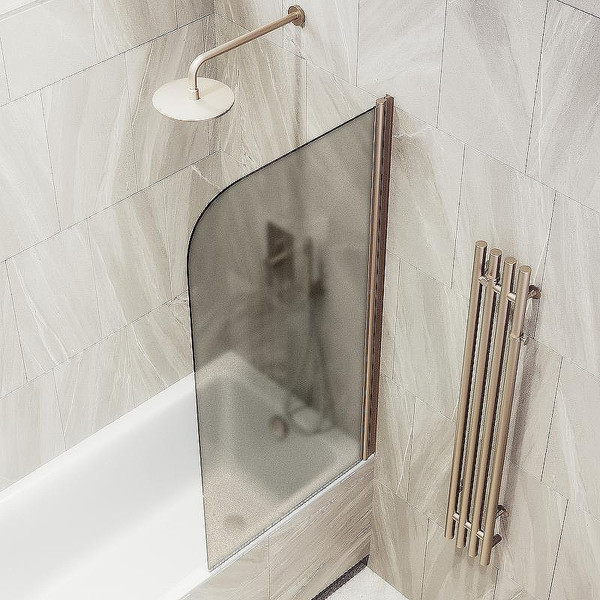 Стеклянная шторка для ванны MaybahGlass MGV-617-2