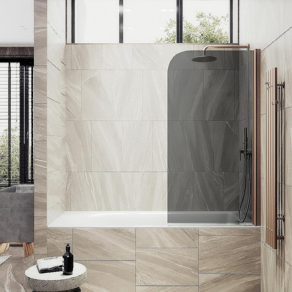 Стеклянная шторка для ванны MaybahGlass MGV-618-2