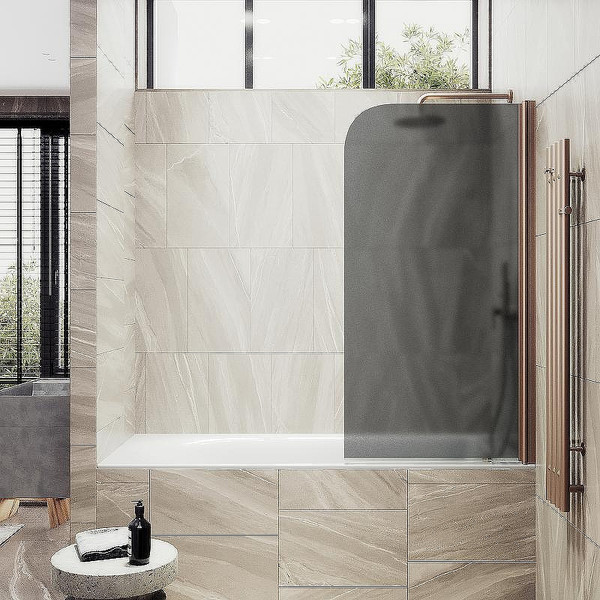 Стеклянная шторка для ванны MaybahGlass MGV-619-2