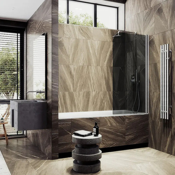 Стеклянная шторка для ванны MaybahGlass MGV-629-5