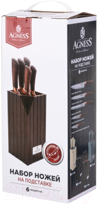 Набор ножей Agness 911-768