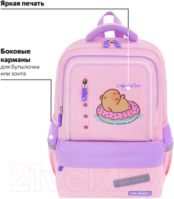 Школьный рюкзак Brauberg Star. Capybara / 272062
