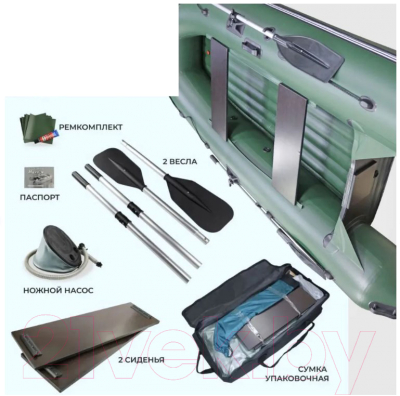 Надувная лодка Муссон 3400 НД НД