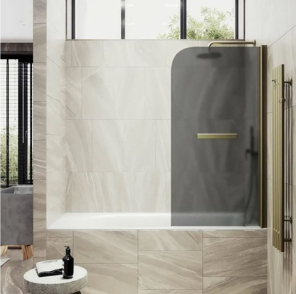 Стеклянная шторка для ванны MaybahGlass MGV-792-2