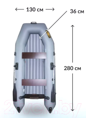 Надувная лодка Муссон 2800 НД