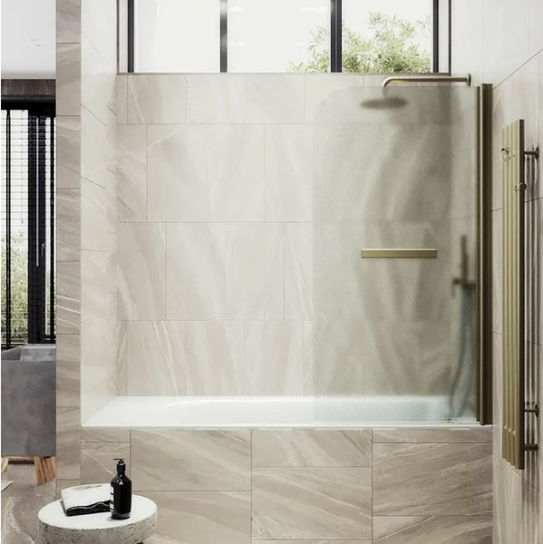 Стеклянная шторка для ванны MaybahGlass MGV-793-2