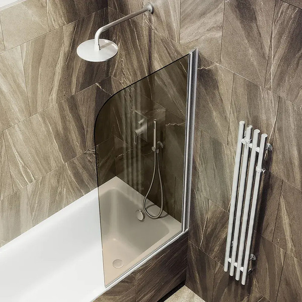Стеклянная шторка для ванны MaybahGlass MGV-633-5