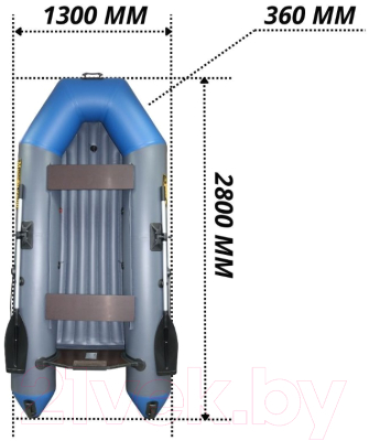 Надувная лодка Муссон 2800 НД
