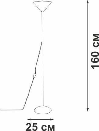 Торшер Vitaluce V2841-1/1P