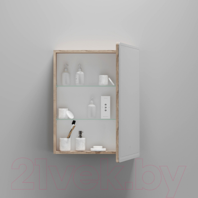 Шкаф с зеркалом для ванной Sancos Mirror MI60EG