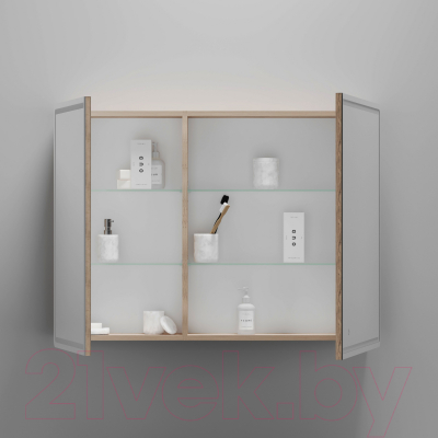 Шкаф с зеркалом для ванной Sancos Mirror MI100EG