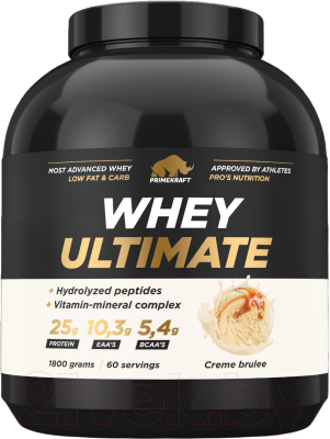 Протеин Prime Kraft Whey Ultimate Крем-брюле - фото
