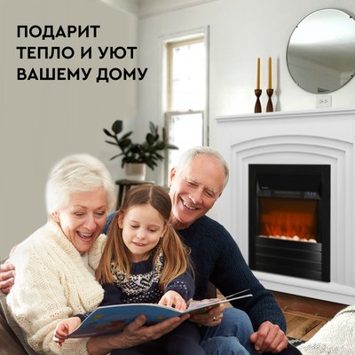 Электрокамин PLANTA PFP-FS600 (черный)