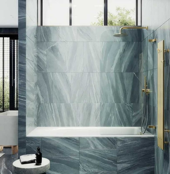 Стеклянная шторка для ванны MaybahGlass MGV-645-3