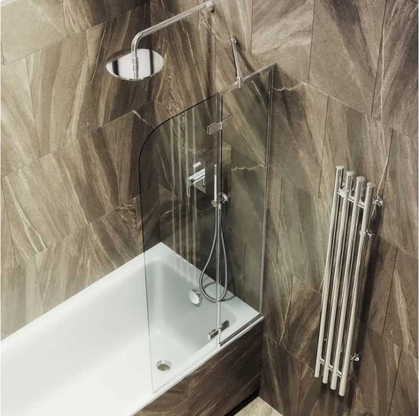 Стеклянная шторка для ванны MaybahGlass MGV-915-4