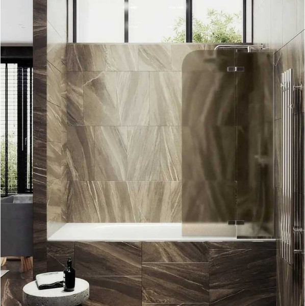 Стеклянная шторка для ванны MaybahGlass MGV-917-4