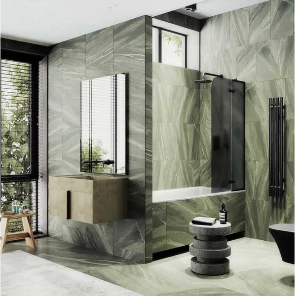 Стеклянная шторка для ванны MaybahGlass MGV-919-6