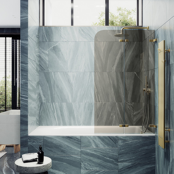 Стеклянная шторка для ванны MaybahGlass MGV-573-3