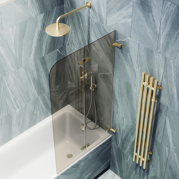 Стеклянная шторка для ванны MaybahGlass MGV-573-3