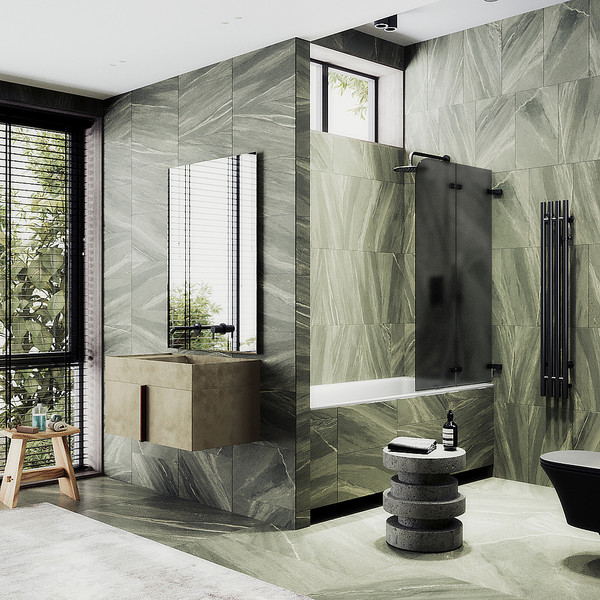 Стеклянная шторка для ванны MaybahGlass MGV-577-6