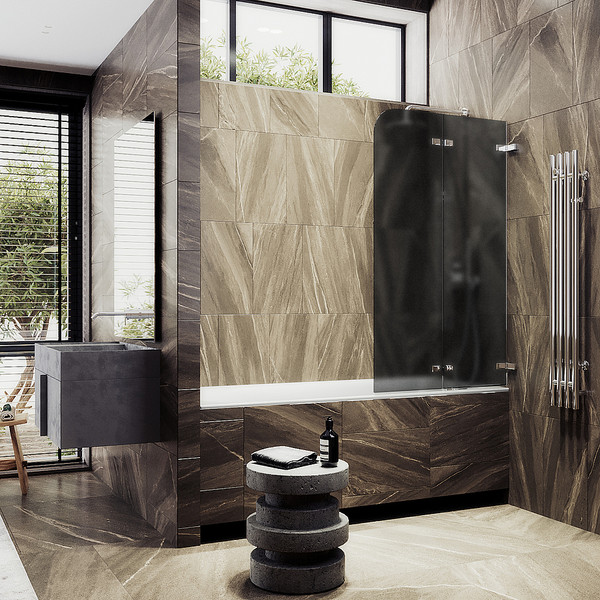 Стеклянная шторка для ванны MaybahGlass MGV-577-4