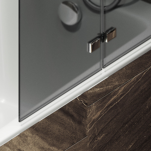 Стеклянная шторка для ванны MaybahGlass MGV-577-4
