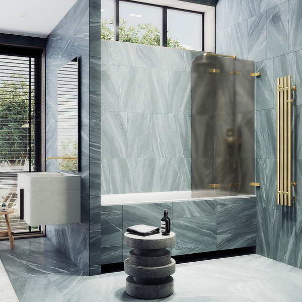 Стеклянная шторка для ванны MaybahGlass MGV-579-3