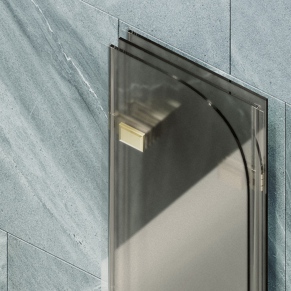 Стеклянная шторка для ванны MaybahGlass MGV-579-3