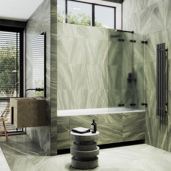 Стеклянная шторка для ванны MaybahGlass MGV-581-6