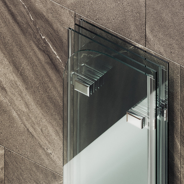 Стеклянная шторка для ванны MaybahGlass MGV-584-4