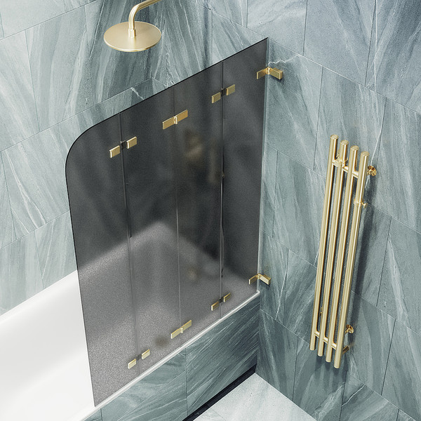 Стеклянная шторка для ванны MaybahGlass MGV-589-3