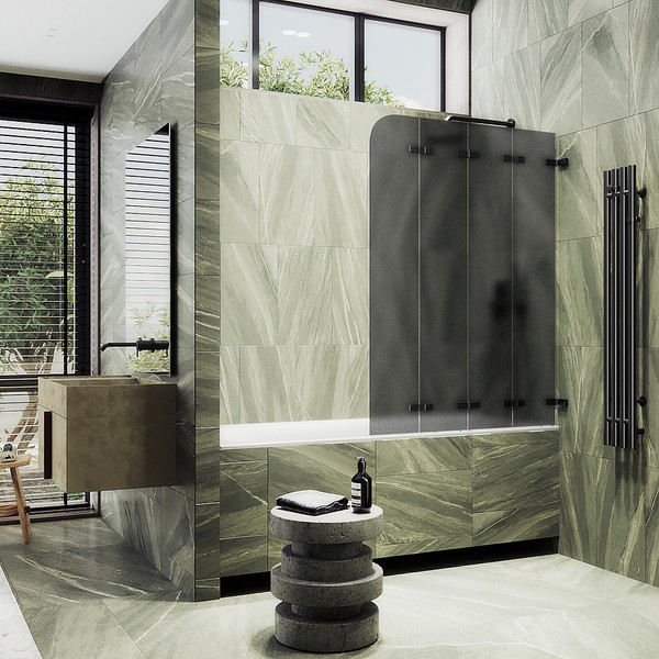 Стеклянная шторка для ванны MaybahGlass MGV-589-6