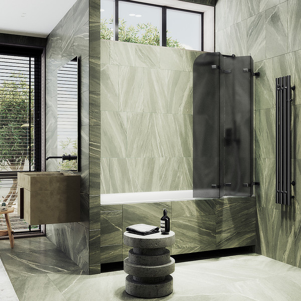 Стеклянная шторка для ванны MaybahGlass MGV-589-6