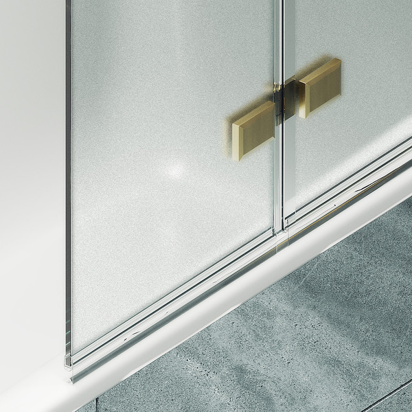 Стеклянная шторка для ванны MaybahGlass MGV-587-3
