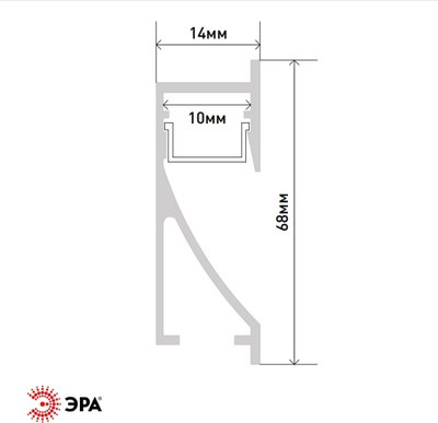 Профиль для светодиодной ленты ЭРА Б0062863