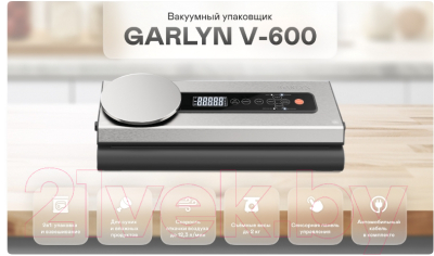 Вакуумный упаковщик Garlyn V-600