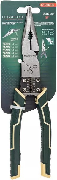 Длинногубцы RockForce RF-610M230