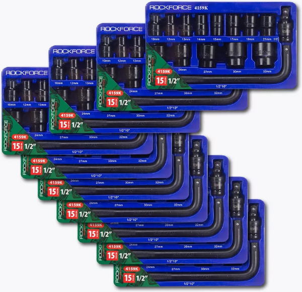 Набор головок слесарных RockForce RF-4159K-10K-T - фото