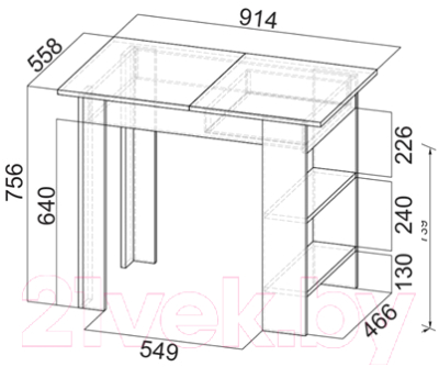 Обеденный стол NN мебель СО 6 / 00-00112294